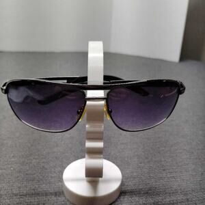 Men's Aviator Sunglasses Black Metal Frame Dark Lenses Fashion Shades